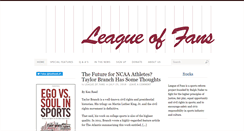 Desktop Screenshot of leagueoffans.org