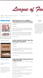 Mobile Screenshot of leagueoffans.org